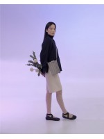 韓國PLEATS MAMA - Mini Studio Bag Grey